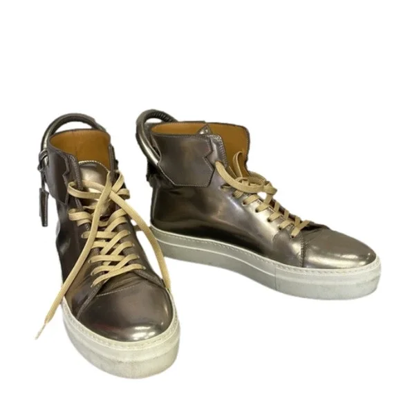 Buscemi Leather Trainers - Picture 3 of 8